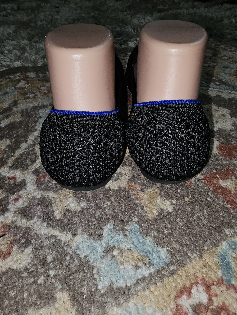 ROTHY'S 'Honeycomb' The Loafer Black Limited Size 8.5 Very Nice Pre-owned